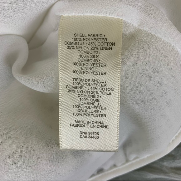 Rebecca Taylor White Layered Effect Lace Combo Top - Size 6 - Picture 12 of 15